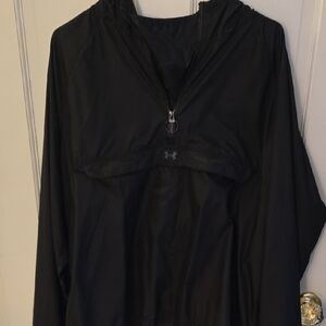 Under Armour Black Utility Jacket with High Collar and Lightweight Design